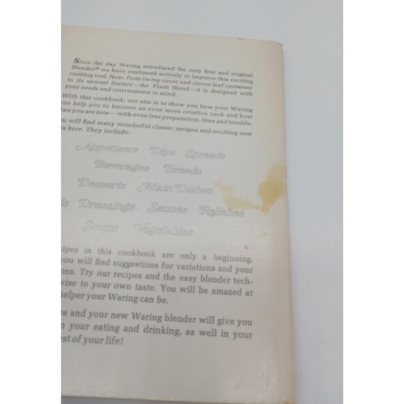 Your Waring Cookbook The Pleasure of Blending 7 Speed Blender Booklet 1969 Vtg - Picture 7 of 8
